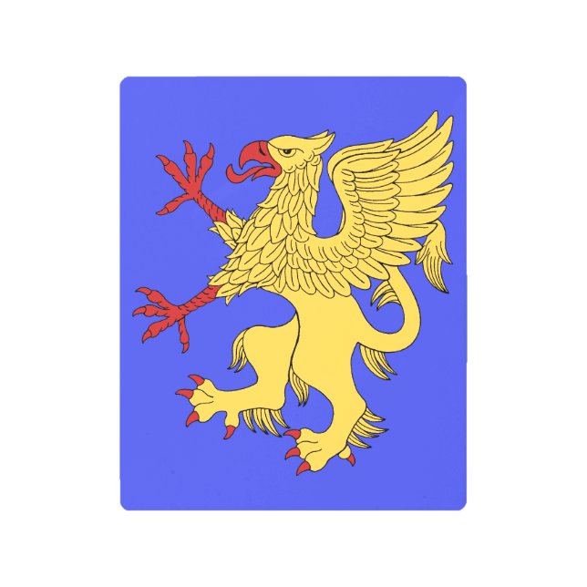 Impresión En Metal Griffin Rampant O (Anverso)