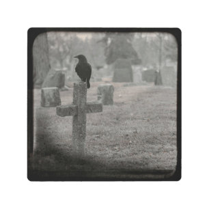 Impresión En Metal Gris gótico