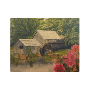 Impresión En Metal Gristmill, por Gary Poling