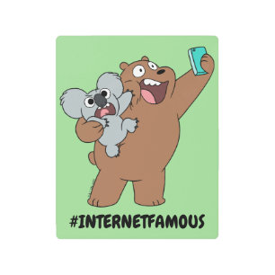 Impresión En Metal Grizz y Nom Nom - #InternetFamous