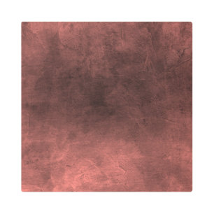 Impresión En Metal Grunge oscuro - rojo