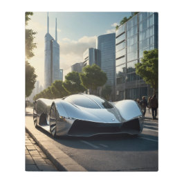 Impresión En Metal ¡Guau automático! Auto Futurista 03