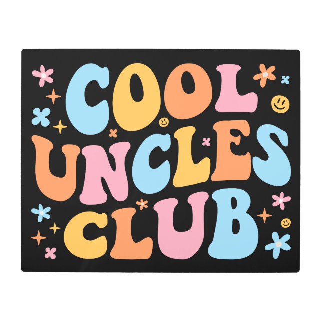 Impresión En Metal Guay Uncles Club III (Anverso)