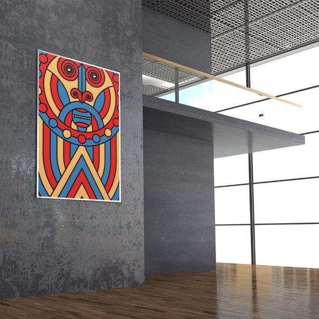 Impresión En Metal Guerrero tribal africano (Subido por el creador)