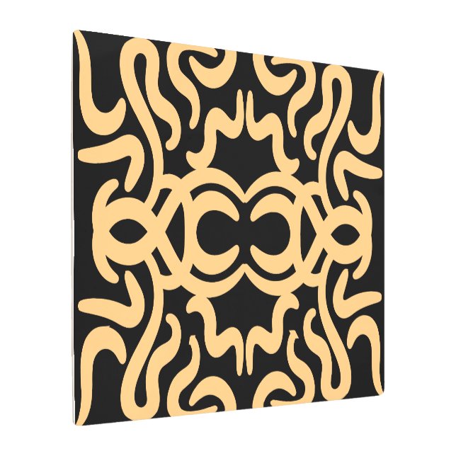 Impresión En Metal Gusano dorado (Angulado)