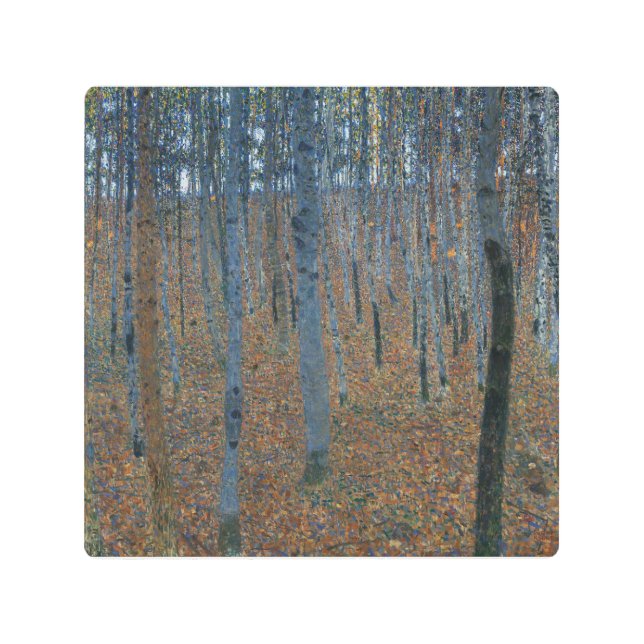 Impresión En Metal Gustav Klimt-Beech Grove (Anverso)