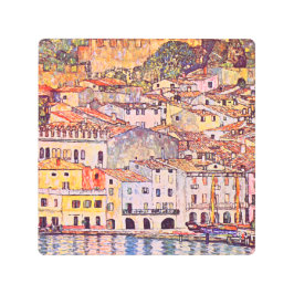 Impresión En Metal Gustav Klimt . Pintura de Malcesine am Gardasee