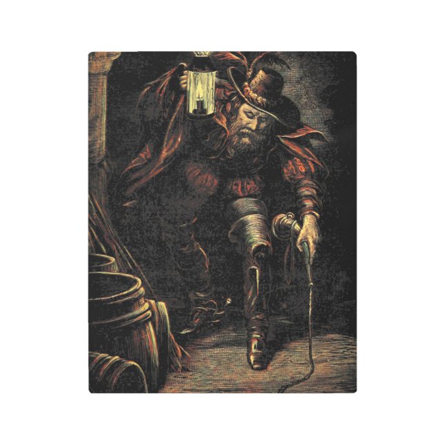 Impresión En Metal Guy Fawkes: Contra la rebelión, la trama y la trai (Anverso)