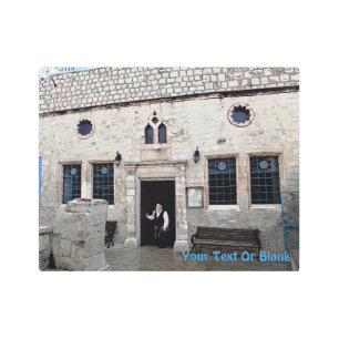 Impresión En Metal Ha-Ari Ashkenazi Shul - Tzfat