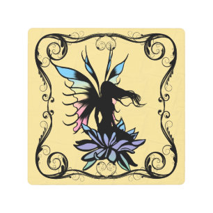 Impresión En Metal Hada de sombra de Lotus