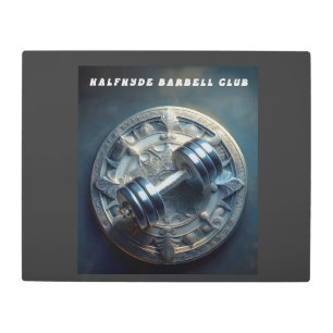 Impresión En Metal halfhyde Barbell Club