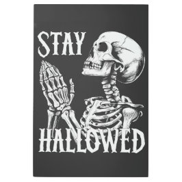 Impresión En Metal Halloween: Manos del esqueleto rezando sagradas