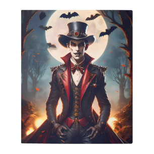 Impresión En Metal Halloween Steampunk Vampire Zombie