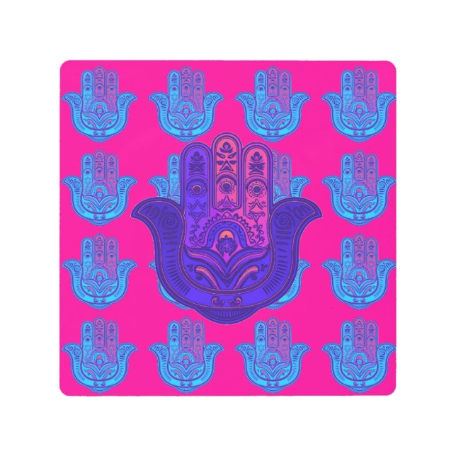 Impresión En Metal Hamsa (Anverso)