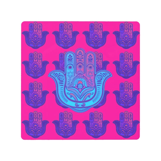 Impresión En Metal Hamsa (Anverso)