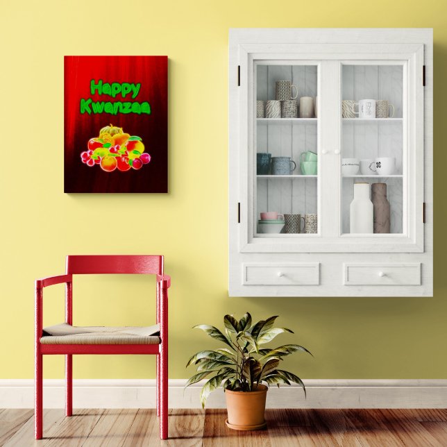 Impresión En Metal Happy Kwanzaa First Fruits (Subido por el creador)