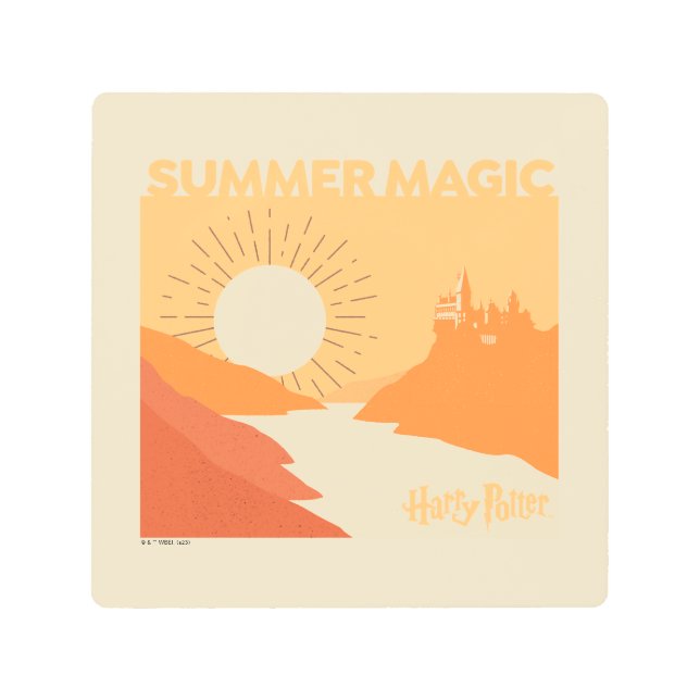 Impresión En Metal HARRY POTTER™ | HOGWARTS™ Summer Magic (Anverso)