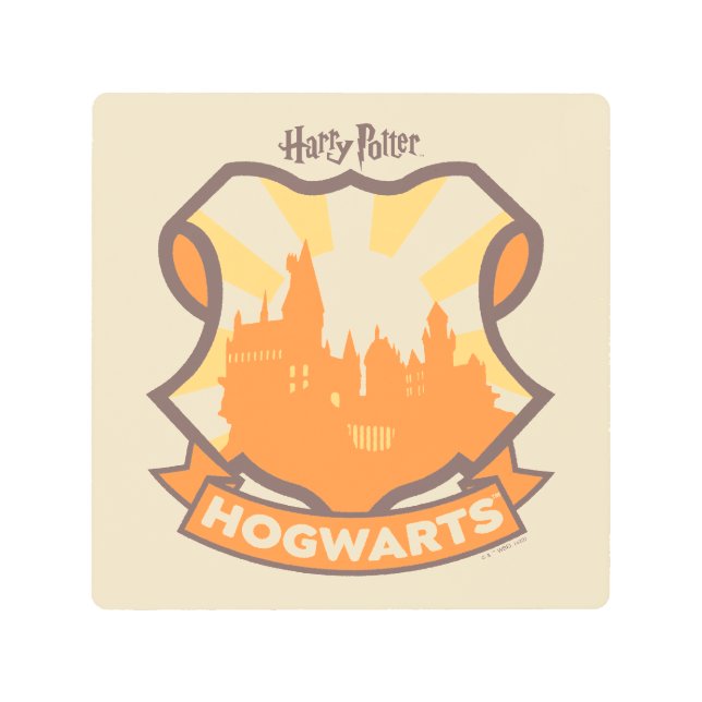 Impresión En Metal HARRY POTTER™ | Summer Magic HOGWARTS™ Crest (Anverso)