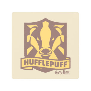 Impresión En Metal HARRY POTTER™   Summer Magic HUFFLEPUFF™ Crest