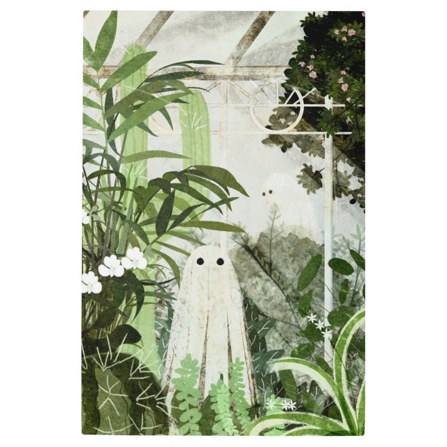 Impresión En Metal Hay un fantasma en el Greenhouse de nuevo... (Anverso)