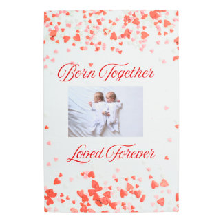 Impresión En Metal Heart Theme Twin 