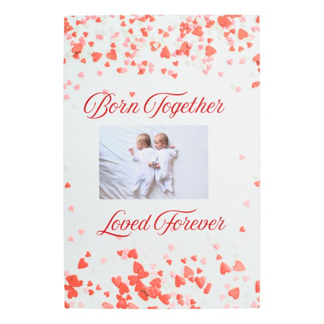 Impresión En Metal Heart Theme Twin  (Anverso)