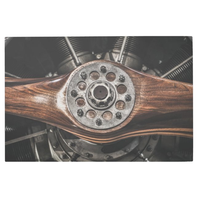 Impresión En Metal Hélice de aviones Fokker E III Eindecker WI (Anverso)