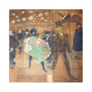 Impresión En Metal Henri de Toulouse-Lautrec - Danza en la Roque