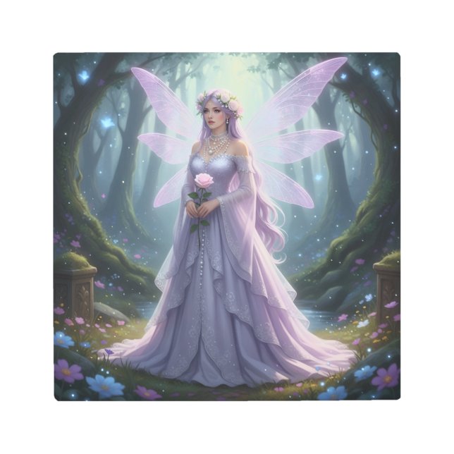Impresión En Metal Hermosa Pearl Fairy de June (Anverso)