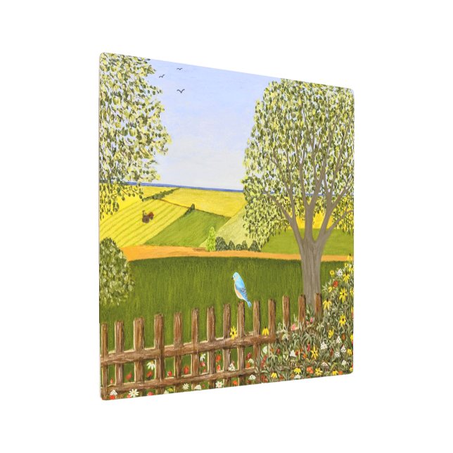 Impresión En Metal Hermosa vista (Angulado)