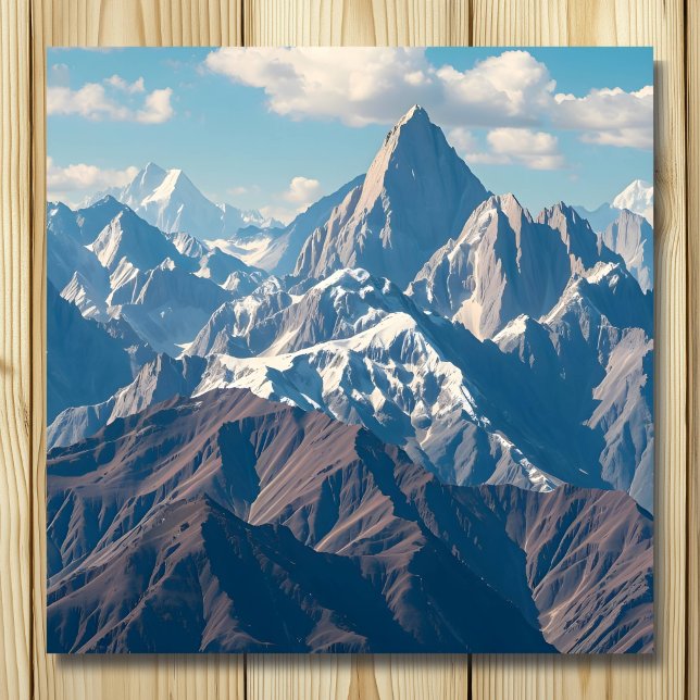 Impresión En Metal Hermosas montañas y cielos azules (Subido por el creador)