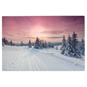 Impresión En Metal Hielo y nieve Lillehammer, Noruega