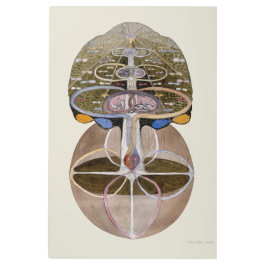 Impresión En Metal Hilma af Klint - Árbol del conocimiento, No. 1