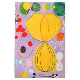 Impresión En Metal Hilma af Klint - El número 7 más grande