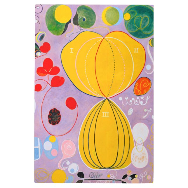 Impresión En Metal Hilma af Klint - El número 7 más grande (Anverso)