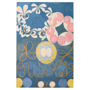 Impresión En Metal Hilma af Klint - La Diez Más Grande, No. 1