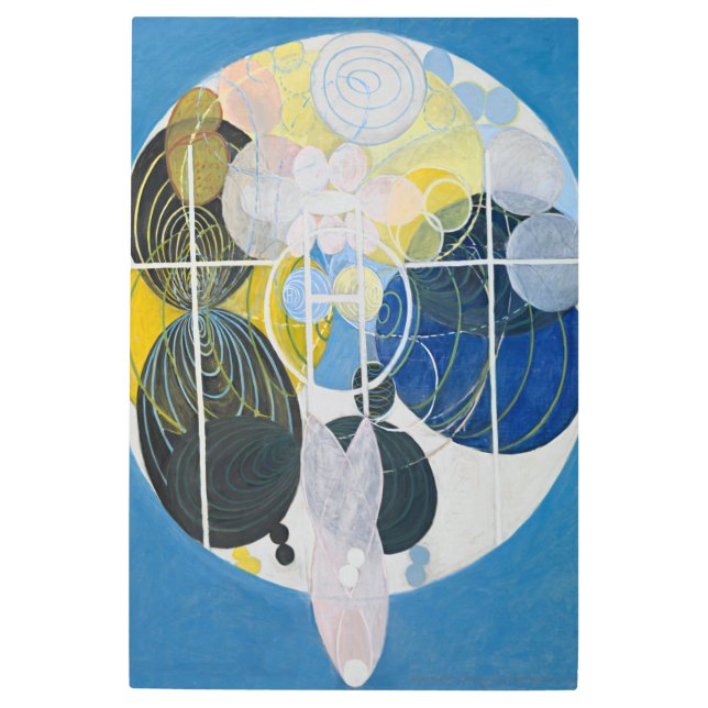 Impresión En Metal Hilma af Klint - Las pinturas de figuras grandes (Anverso)