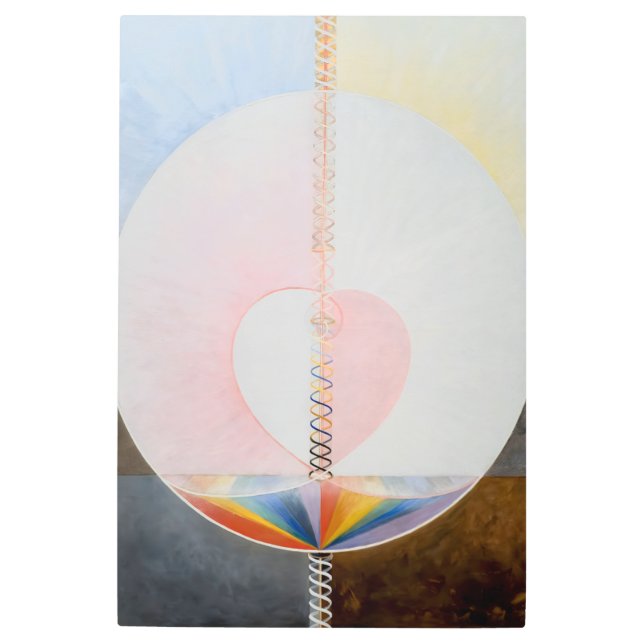 Impresión En Metal Hilma af Klint - The Dove (Anverso)