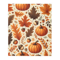 hojas/calabazas/bellotas clásicas Otoño