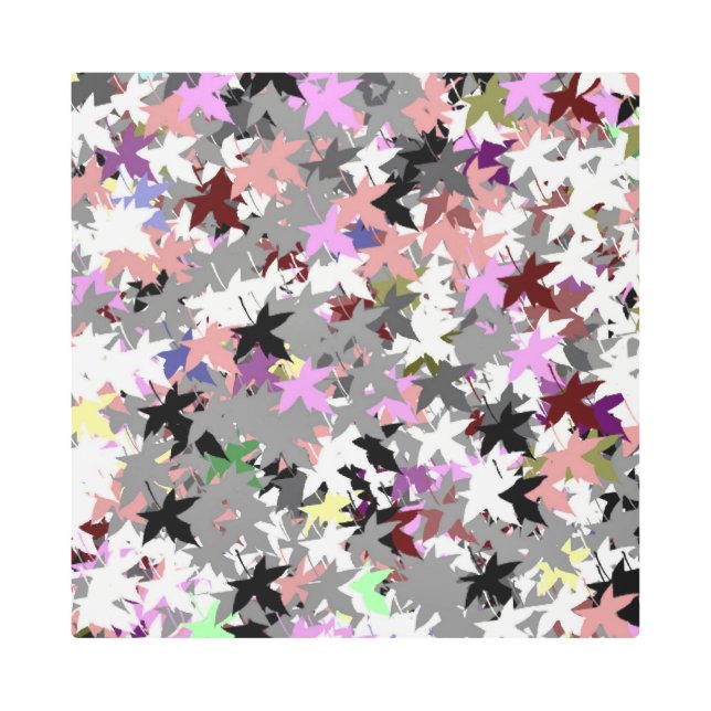 IMPRESIÓN EN METAL HOJAS DE ÁRBOL (Anverso)