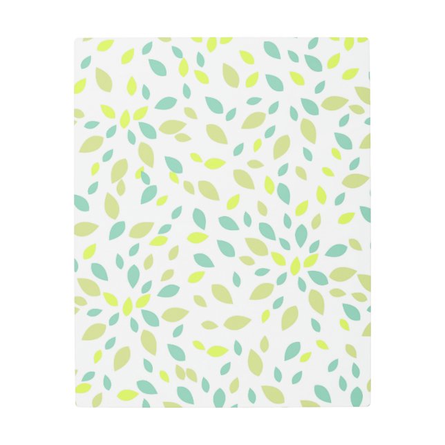 Impresión En Metal Hojas (verdes) (Anverso)