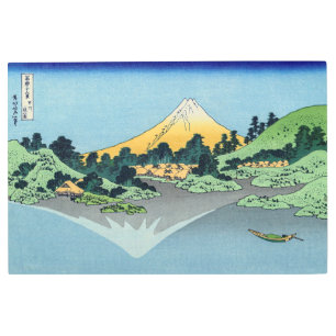 Impresión En Metal Hokusai - El Monte Fuji reflexiona en el lago Kawa