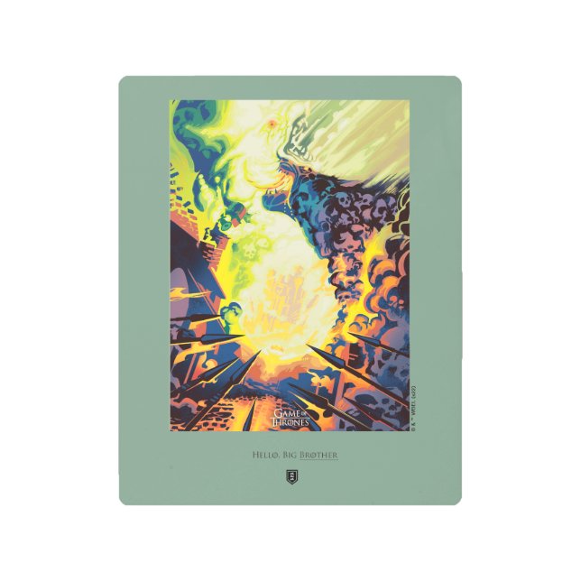 Impresión En Metal Hola, Gran Hermano (Anverso)