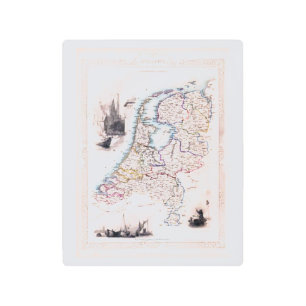 Impresión En Metal "Holanda Vintage"