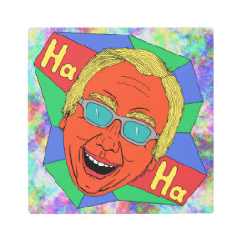 Impresión En Metal Hombre risible (autorretrato artístico)