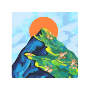 Impresión En Metal Horizonte brillante