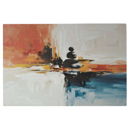 Impresión En Metal Horizonte cromático: Sinfonía de los Contrastes