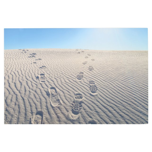 Impresión En Metal Huellas del desierto (Anverso)