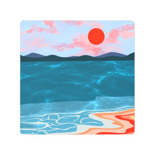 Impresión En Metal Hues costeros