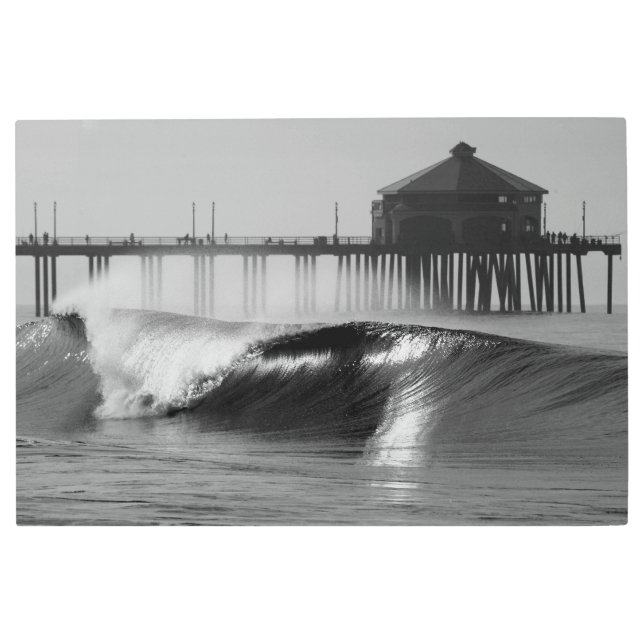 Impresión En Metal Huntington Beach Pier - Northside (Anverso)